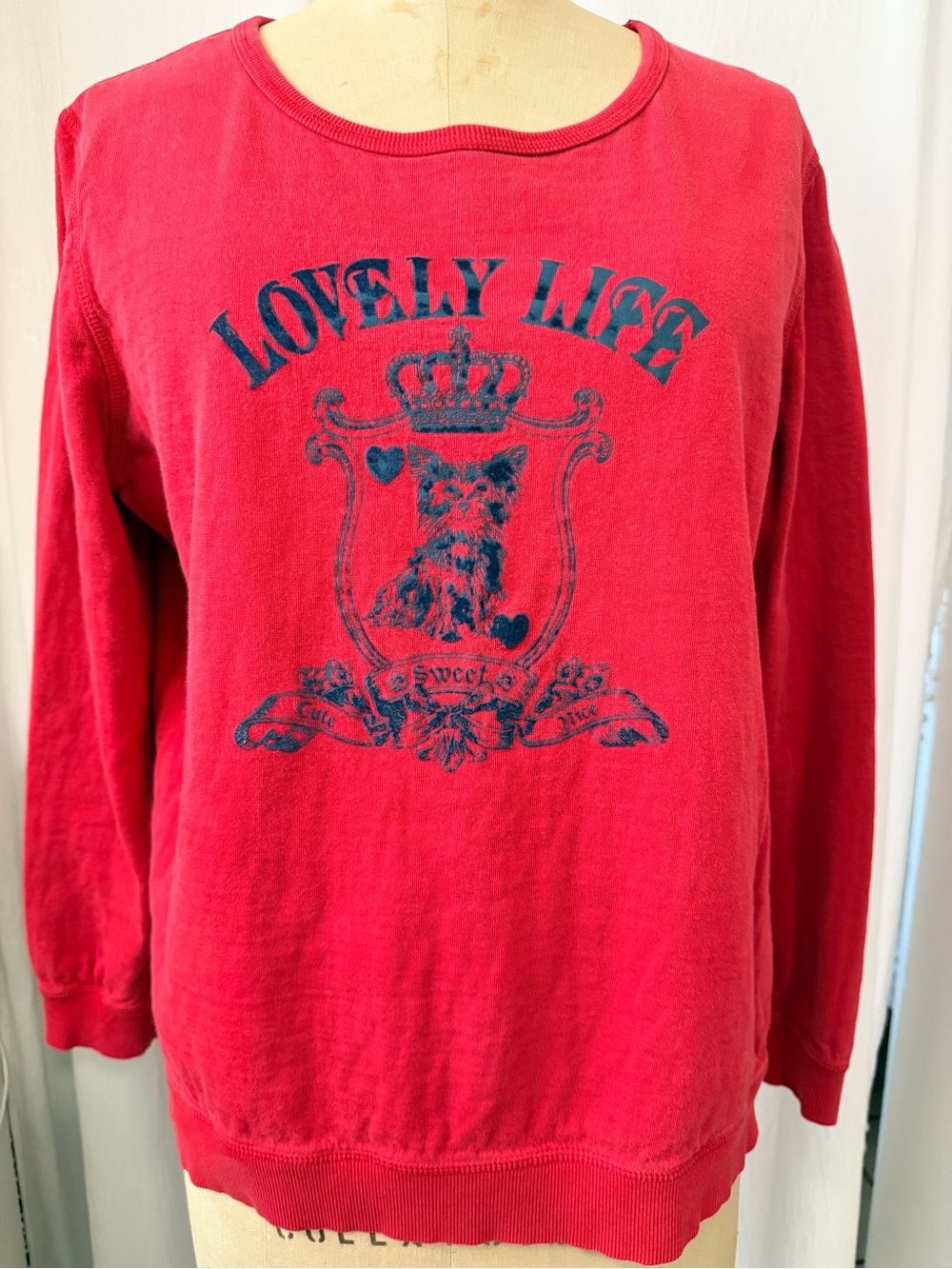 Lovely Life, Soft Crewneck Sweatshirt